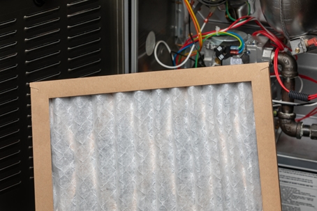 new and clean furnace filters